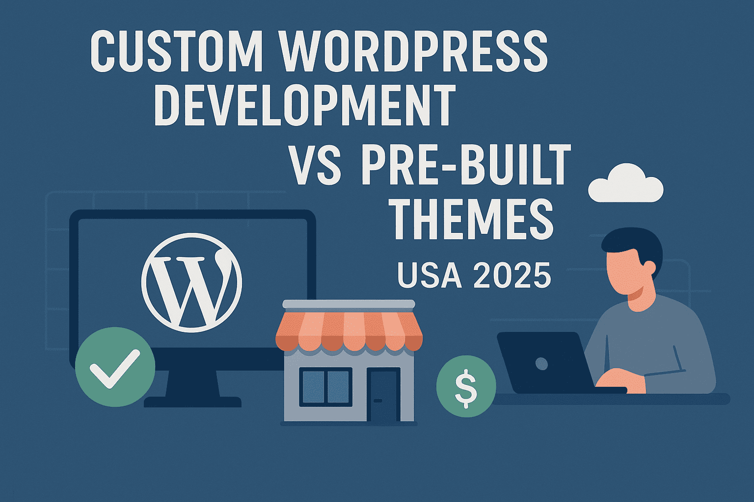 Custom WordPress or Pre-Built Themes? U.S. Business Guide 2025